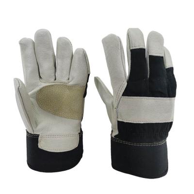 China C100 Insulated Cotton Liner Leather AB Grade Winter Pigskin Construction Work Gloves Cold Weather Cotton Liner Working Glove for sale