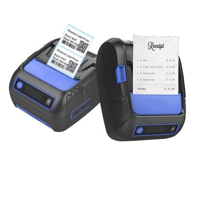 China MHT-P58F Black And White Industrial Milestone Two Grade In A Tooth Blue 58mm Label Thermal Printer For Android IOS Windows System for sale