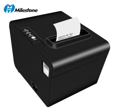 China P80B Thermal Receipt Printer 80mm POS Black And White Printer With Auto Cutter Kitchen Printer For Restaurant With USB COM LAN WIFI Blue Tooth for sale