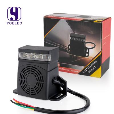 China Universal Emergency Warning Turn Signal Beeper Reverse Alarm Equipment 105dB Reverse Horn with LED Light for sale