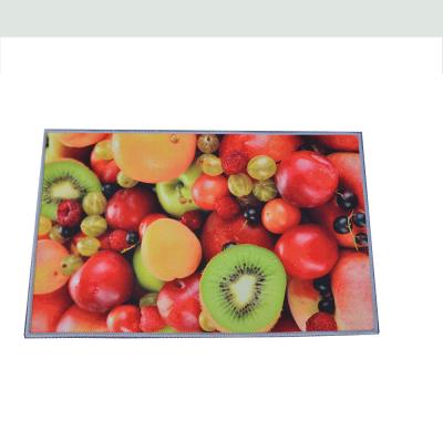 China Polyester Kitchen Mat Customized Design High Definition Printed Blanket Soft And Comfortable for sale