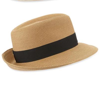 China Cheap Image Hot Sale Boys Fashion Paper Straw Fedora Hats for sale