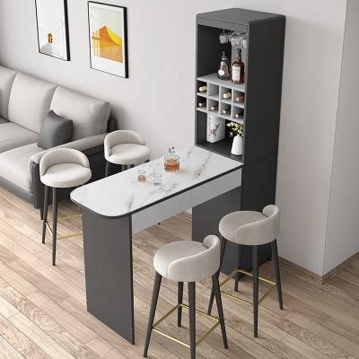 China New Design Modern Household Wholesale Restaurant Modern Factory Bar Table With Cabinet for sale