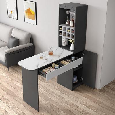 China New Design Living Room Modern Household Restaurant Modern Bar Table With Cabinet for sale