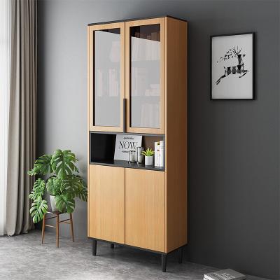 China Hot Sale B Style Convertible High Quality Bookcase Wooden Shelf For Hotel Home Office for sale