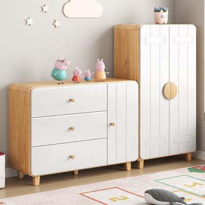 China Wooden Toy Classroom Shelf Storage Kindergarten Furniture Modern Living Room Kid's Wooden Cabinet For Child for sale