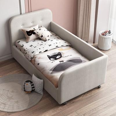 China Factory Wholesale Modern Child's Bedroom Furniture Single Wooden Children Storage Bed With Mattress for sale