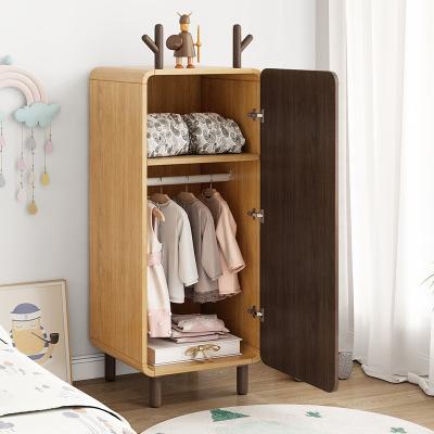 China Adjustable Modern Bedroom Wooden Kids Fawn Shaped Wardrobe (Others) With Mirror for sale