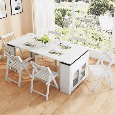 China Wholesale Adjustable Simple Style (Height) Multifunctional Modern Wooden Folding Dining Table for sale