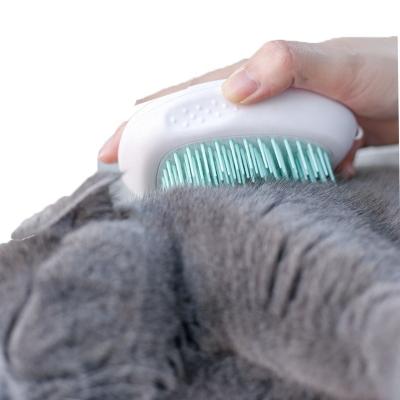 China New Stocked Cat Grooming Brush Self Cleaning Slicker Brushes for Dogs Cats Pet Grooming Brush Tool for sale