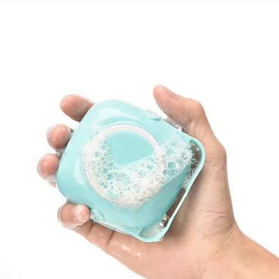 China Wholesale Stocked Soft Portable Shower Massaging Brush Dog Cat Hair Bath Shampoo Comb Pet Shower Brush for sale