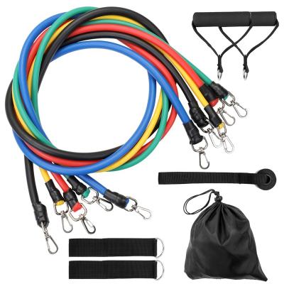 China Durable Home Gym Resistance Bands Set For Men Women 11pcs for sale