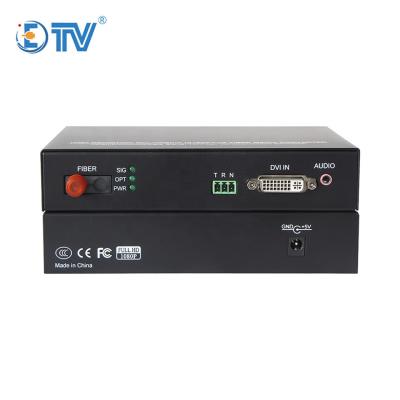 China FTTX FTTX ETV 20km DVI Single Channel DVI Fiber Extender to External Fiber Extender Support Audio for sale