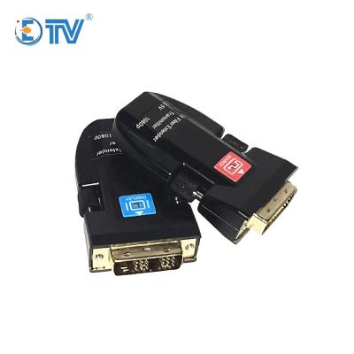 China Mini DVI Single Core ETV 4K@30Hz Fiber Optic Dvi Over Fiber Optic 64*42*16mm Supplement 64*42*16mm for sale