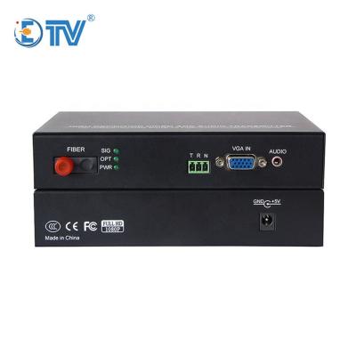 China FTTX FTTX ETV 1080P VGA Fiber extender+1 Stereo Channel Cahnnel Audio+1 RS485 VGA to Fiber Converter for sale