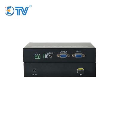 China FTTX FTTX ETV VGA Supplement Over Fiber With Loop Out 20KM 1080P VGA Fiber Optic Supplement for sale