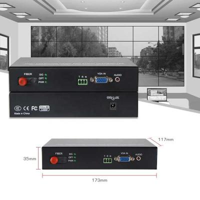 China Radio and Television Radio and TV Supplement ETV VGA Over Single Channel VGA Fiber Optic Lossless Transmitter and Receiver for sale