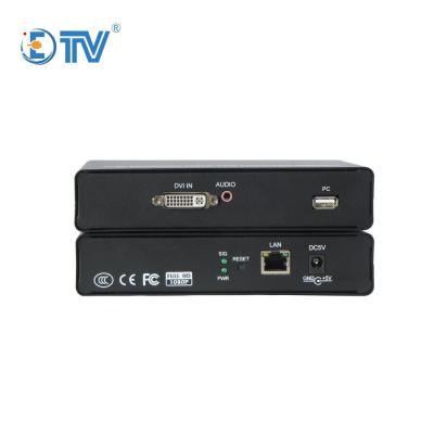 China ETV 1920* 1080@60Hz 120m DVI KVM+IR Supplement Keyboard and Mouse Transmit Data Via LAN 170x106x35mm for sale