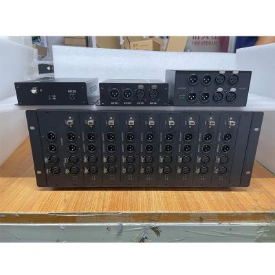 China ETV Customized 20 Way XLR Two Way Audio Supplement Fiber Balanced XLR Audio Fiber Supplement ETV-MFHD8104XLR for sale