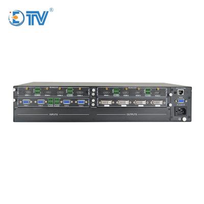 China RS232 Communication Interface and Hd Seamless Matrix Changer TCP/IP ETV 8*8 Visual Control Signal Changer 8 in 8 Mixed Matrix for sale