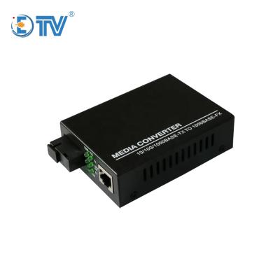 China ETV Gigabit Fiber Optic Media Converter 1310/1550nm 20km Media Converter ETV-Media Converter for sale