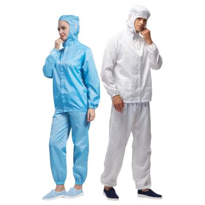 China All Kinds of Cleanroom Clean Dust Free Clothing Shirt Esd Lab Hooded Anti-Static Jacket Esd Workshop Workwear Lab Jacket for sale