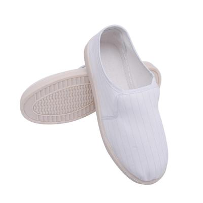 China Industry Antistatic Biopharmaceutical Canvas Dustproof Esd Safety Cleanroom Antistatic Shoes for sale