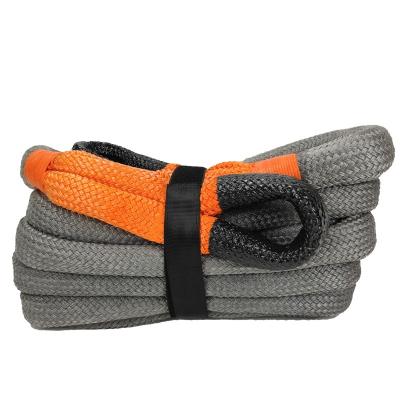 China Nylon6 Off Road Car Towing Rescue Kinetic Outdoor Heavy Duty Energy Rope Kinetic Recovery Rope 9m x 34mm for sale