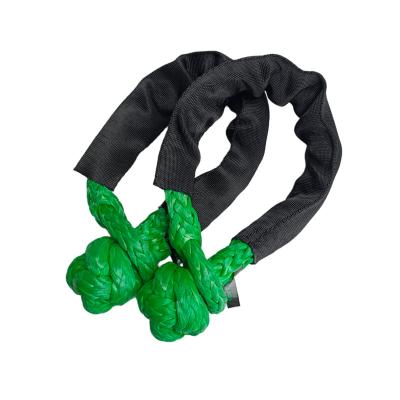 China High Quality Soft Shackle 11mm Off Road Recovery Rope Kit UHMWPE Shackle 11mm*55cm for sale