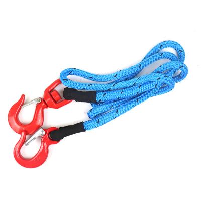 China For Boats Sailing Professional Double Braided Marine Blue Dock Line Manufacturer With Hock, PP Double Braid Rope Dock Lines For Boat for sale