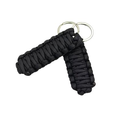 China Outdoor Camping Hiking Survival Kit Handmade Paracord Keychain Traveling Key Chain For Customize Logo for sale