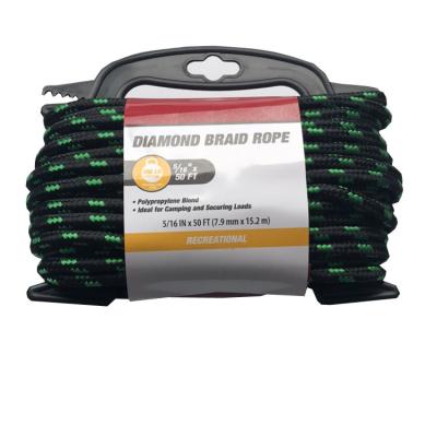 China Household / Transport High Quality PP Braided Rope 8mm x 15m Multifunctional PP Rope for sale