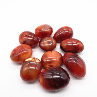 China China Agate Sardonyx Stones Small Palm Stones Natural Toys And Red Agate Healing Crystals For Sale for sale