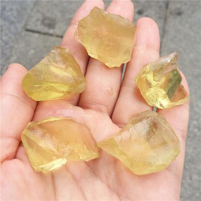 China China Natural Healing Stone Crystals Stone Raw Yellow Quartz Crystal Citrine Stone for sale