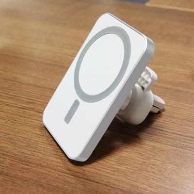 China Magnetic Car Phone Holder Mobile Phone Car Charger Safe Charger For iPhone SS Huawei 15W Wireless Charger for sale