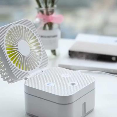 China Newest Collapsible Ultrasonic Cooling Water Humidifier Air Indoor Jet Mist Fan for sale