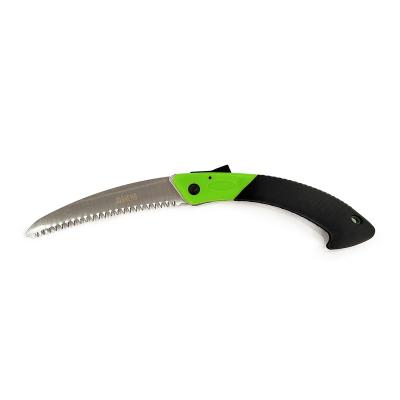 China Hot Selling Home Gardening Tools Stainless Steel Wooden Handheld Folding Saw for sale