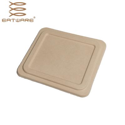 China C71-3970-B EATware 100% Disposable 4 Compartment Box Biodegradable Lid for sale