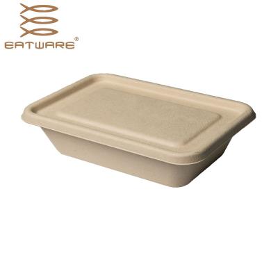 China EATware Disposable Bamboo Fiber Lid for C31-0070-A for sale