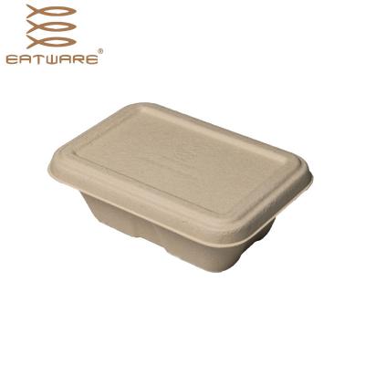 China Home.Restaurant.Bar.Hotel.Wedding 700ml Disposable Snack Lunch Hamburger Box Disposable Food Packaging Tableware for sale