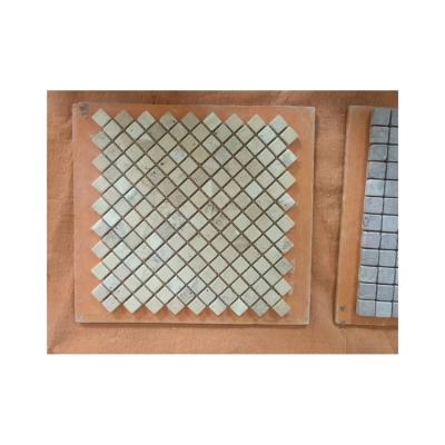 China 2021 New Product Modern Marble Wall Mosaic Good Price Material Decoration Sharp Or Tumble Marble Tiles for sale