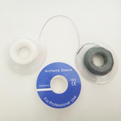 China Teeth Whitening & Transparent 5Meter Dentist Orthodontic Grey/Clear Arch Wire Sleeves for sale