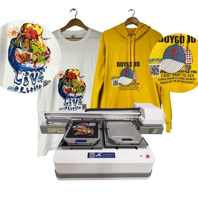 中国 Short sleeves JCBONA direct injection digital white ink printer dtg china printer 販売のため