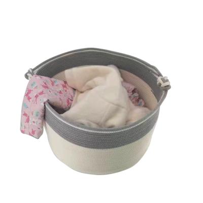 China Bulk Laundry Basket Cotton Rope Basket Contemporary Cheap Laundry Basket for sale