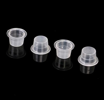 China Factory Direct High Quality 1000pcs Tattoo Ink Cap Bag Disposable Plastic Tattoo Dye Cups Tattoo Ink Cup Without Base for sale