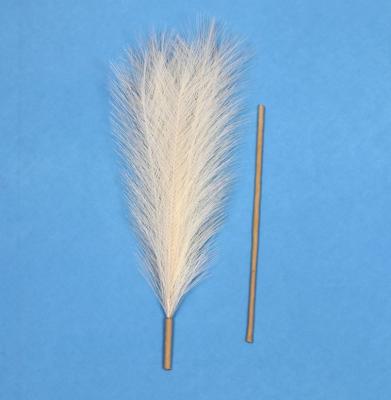 China Decorate Two Pieces Fake Pampas Grass Pampas Grass Large Layout Decoration Removable Stems Gathered Artificial Pampas Grass for sale