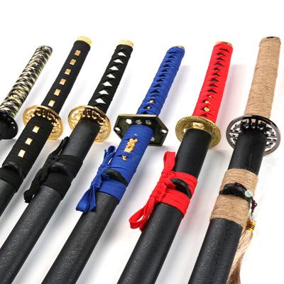 China Ninja Sword Handmade Unsharp Wooden Sheath Customized Carbon Steel Blade Samurai Swords kanata swords for sale