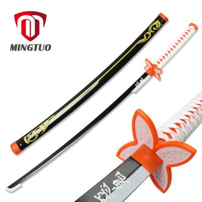 China Anime Props New Design Anime Katana Anime Sword Bamboo Demon Cosplay Slayer Kochou Shinobu Wooden Swords for sale