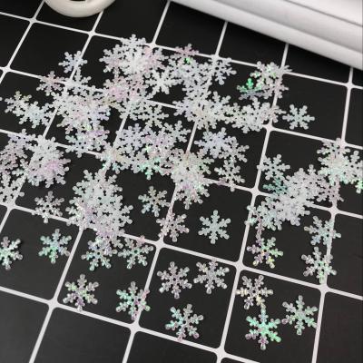 China Paper Party Decoration Glitter Accessories Glitter Sprinkles For Mud Snowflake Confetti Christmas Favors Party Decoration for sale