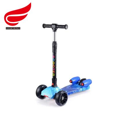 China PU Light Wheel 3 Wheel Standing Portable Scooter Kids With Led Lights for sale